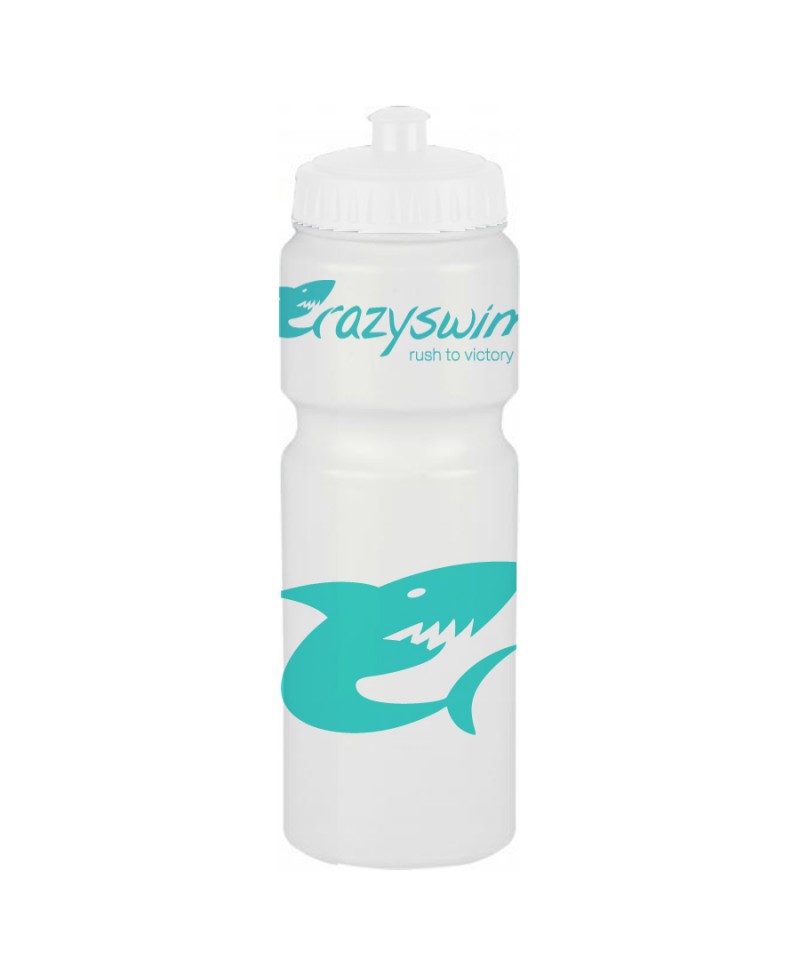 GOURDE - CRAZY GRIPPER BOTTLE - TRANSPARENTE/BLEU