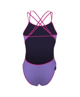 MAILLOT DE BAIN ENTRAINEMENT NATATION EVANS - LILA