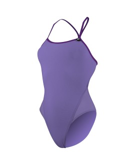 MAILLOT DE BAIN ENTRAINEMENT NATATION DOS NOUES ALYN REVOLUTIONAL LILA