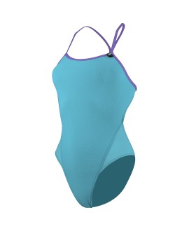 MAILLOT DE BAIN ENTRAINEMENT NATATION DOS NOUES ALYN REVOLUTIONAL BLEU CLAIR