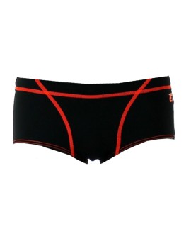MAILLOT DE BAIN TRUNK BALBI NOIR ET ORANGE JUNIOR