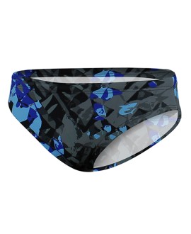 MAILLOT DE BAIN SLIP LEON NOIR ET BLEU
