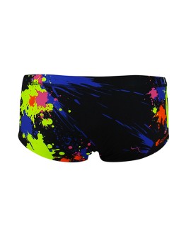 MAILLOT DE BAIN TRUNK PAINTBALL NOIR GARÇON